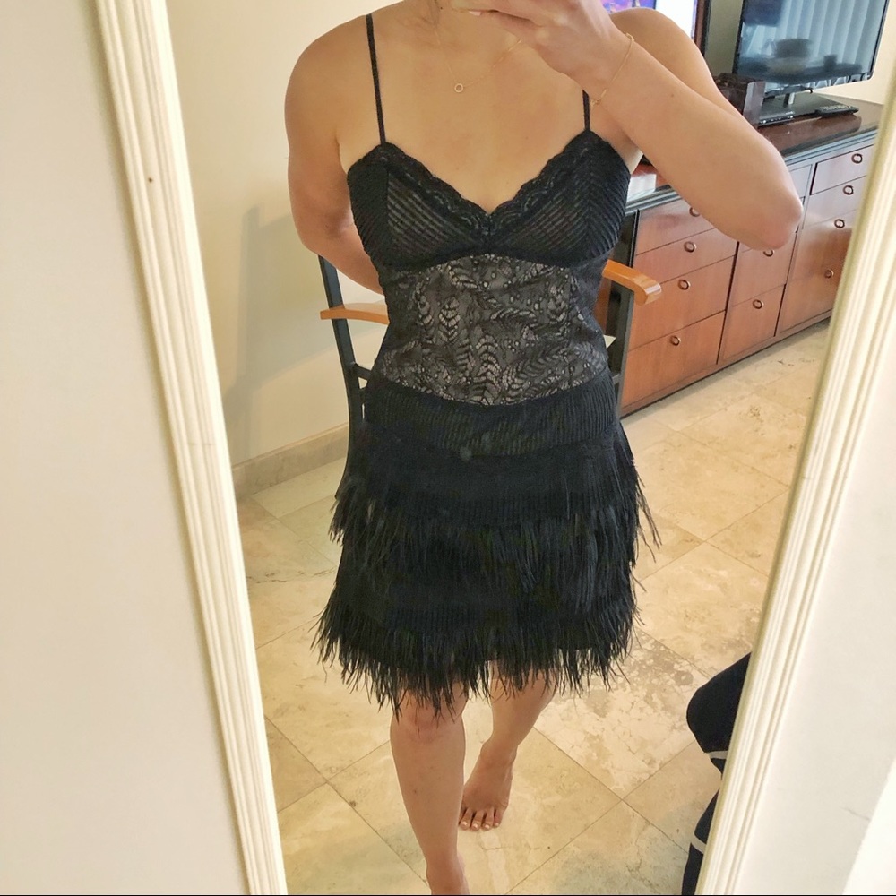 BCBG black dress size 2